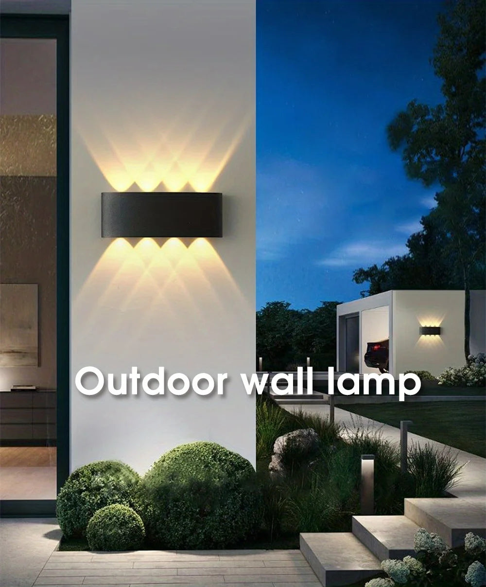 High-Brightness Waterproof LED Wall Light