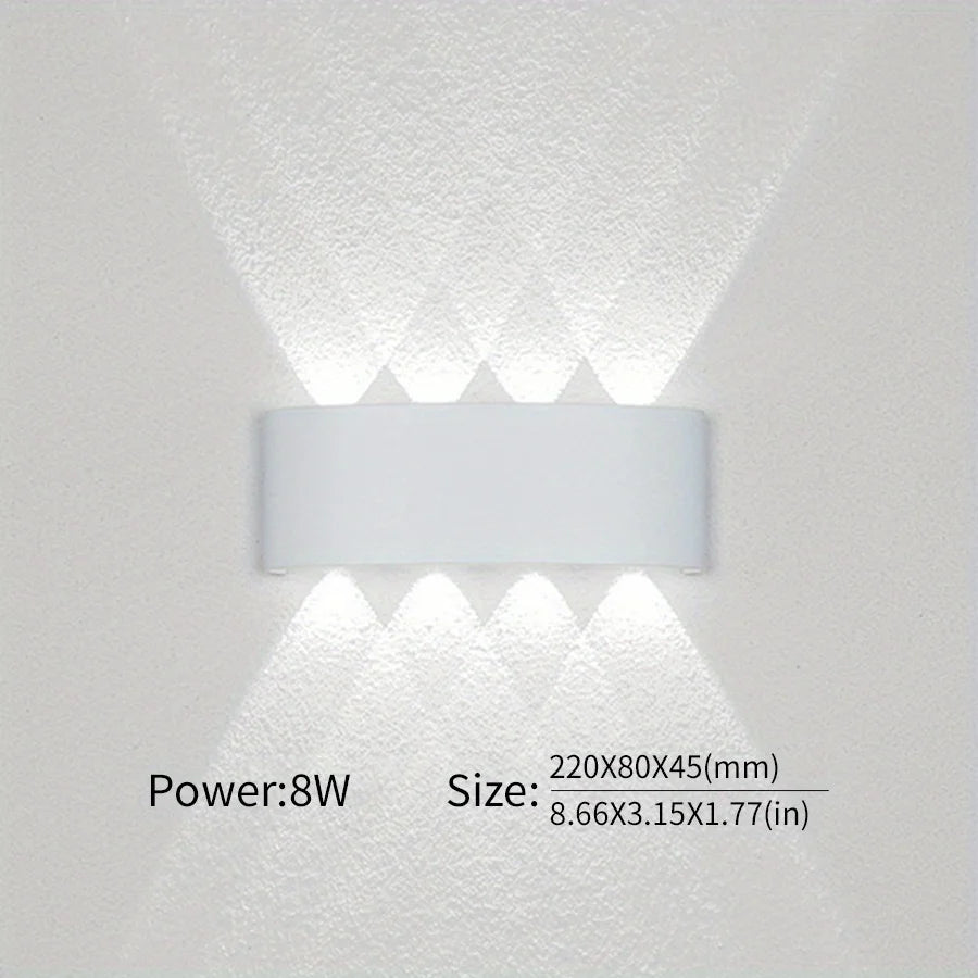 High-Brightness Waterproof LED Wall Light