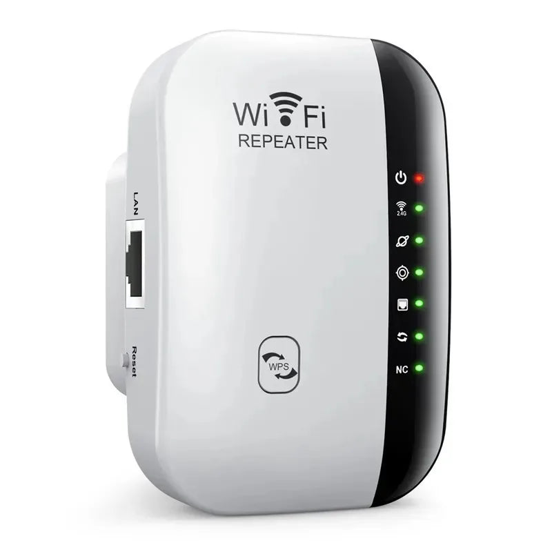 300Mbps Wireless WiFi Repeater – Signal Amplifier for Home/Office