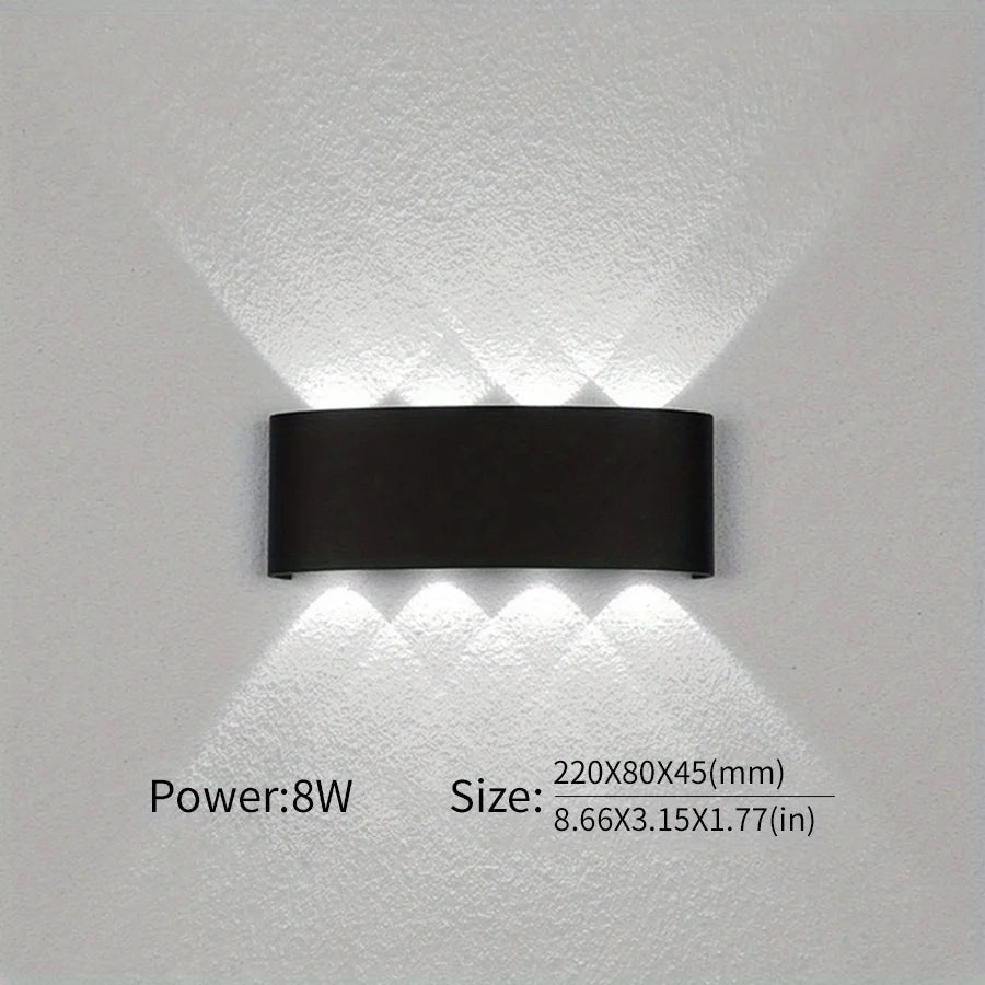 High-Brightness Waterproof LED Wall Light