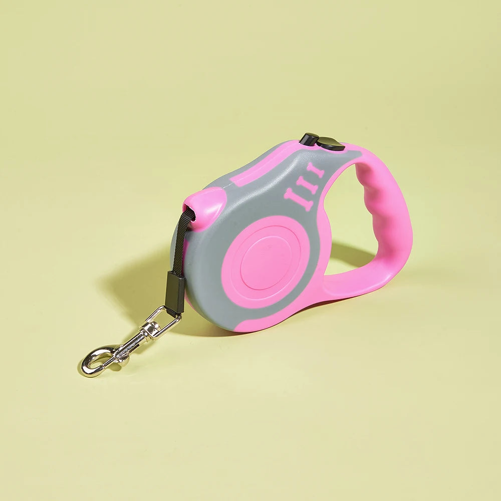 3M/5M Durable Retractable Leash for Small Dogs & Cats – Outdoor Travel Use